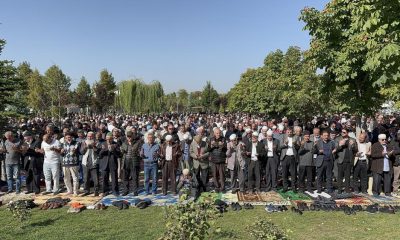 Filistin’de hayatını kaybedenler için Binlerce kişi gıyabi cenaze namazı kıldı