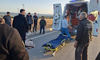 Trafik kazasında motosiklet sürücüsü ağır yaralandı