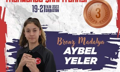 Eskişehirli Aybel Avrupa 3’üncüsü oldu