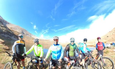 Bisiklet takımı Cumhuriyetin 100’üncü yılını Uludağ’ın zirvesinde kutladı