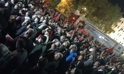 Binlerce Kişi Valilik Meydanından Espark’a kadar Yürüdü İsrail Lanetlendi