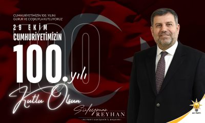 Reyhan: Cumhuriyeti Coşkuyla Kutluyoruz