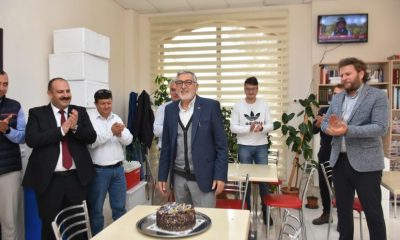 Başkan Bozkurt’a sürpriz doğum günü