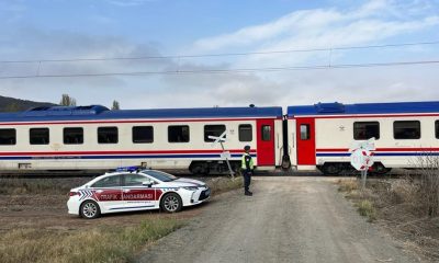 Jandarma ekiplerinden hemzemin geçitlerinde denetim faaliyeti
