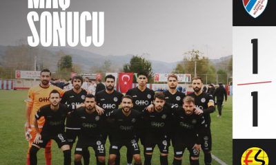 Eskişehirspor ilk puan kaybını yaşadı