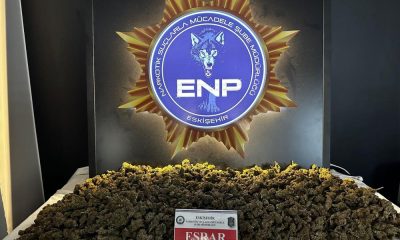 Eskişehir’de 5 kilo 325 gram esrar ele geçirildi