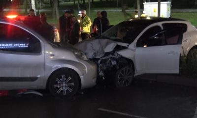 Kütahya’da trafik kazası: 2 yaralı(Video Haber)