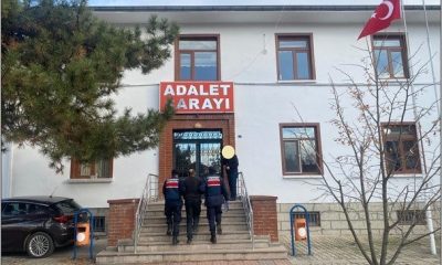 7 yıl 6 ay hapis cezası bulunan şahıs jandarma ekiplerince yakalandı