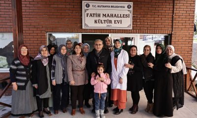 Kütahya Belediye Başkanı Işık Fatih Mahallesi Kültür Evi’ni ziyaret etti