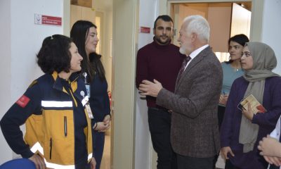 İl Sağlık Müdürü Dr. Yaşar Bildirici ilçe gezilerine devam ediyor