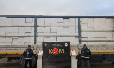 15 milyon 580 bin dal kaçak boş makaron ele geçirildi
