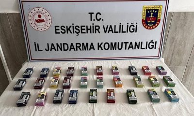 Jandarma satılmak üzere hazırlanan 29 kaçak sigara yakaladı
