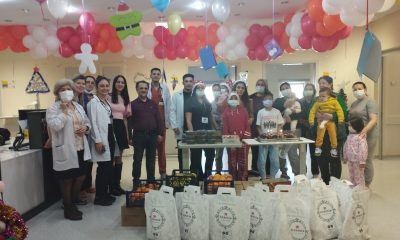 Eskişehir’de 130 kişilik ekip Onkoloji Servisi’nde tedavi gören çocukların yeni yılını kutladı
