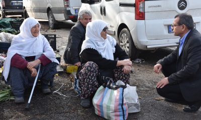 Zekai Aydın,Sarıcakaya Cuma Pazarında  vatandaşlarla görüştü