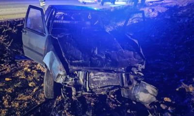 Takla atıp şarampole giren otomobilde 4 kişi yaralandı