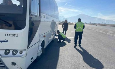 Bolvadin’de kış lastiği denetimi