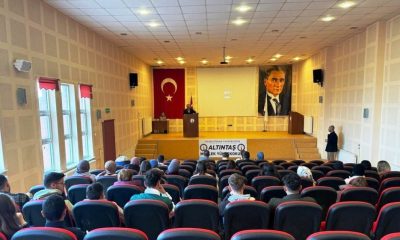 Altıntaş MYO’da “Peygamberimiz, İman ve İstikamet” konulu söyleşi