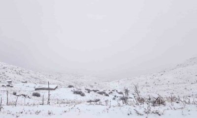 Afyonkarahisar’ın yüksek kesimlerinde kar yağışı etkili oldu
