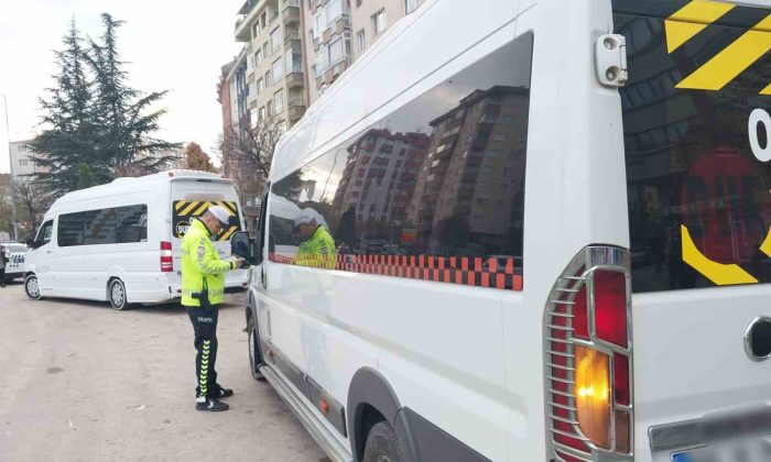 Eskişehir’de okul servislerine denetim