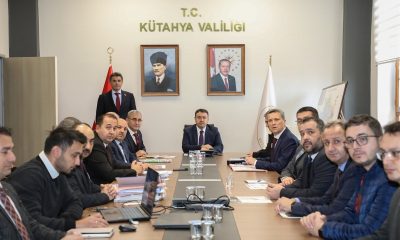 Kütahya Şehir Hastanesinin yol ve kavşak çalışmaları değerlendirildi