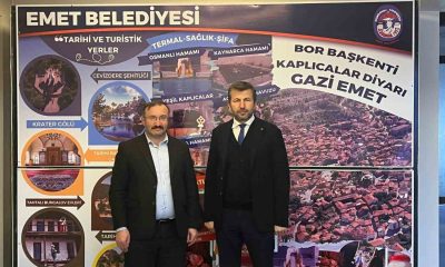 Başkan Doğan, Başkan Demirci’ye Emet’te yürütülen çalışmaları aktardı