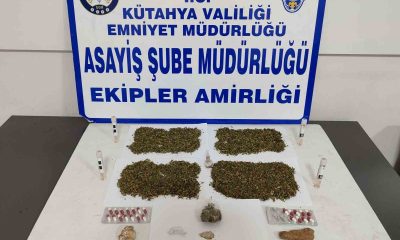 Kütahya’da uyuşturucu operasyonlarında 4 şüpheli gözaltına alındı