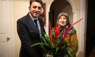 Şehit ailesinin acısına ortak oldu