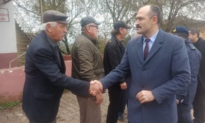 Kaymakam Sözen halk ile buluşarak taleplerini dinliyor