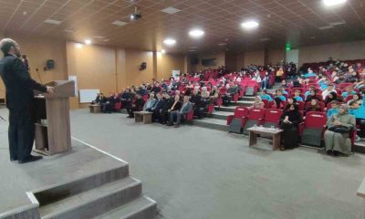 Hisarcık’ta “Mahzun Kalplerin Esir Şehri Kudüs” başlıklı konferans