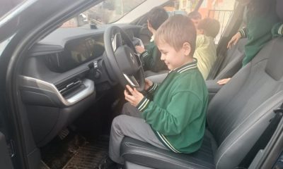 Gölpazarı’nda minikler TOGG ile buluştu