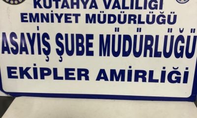 Kütahya’da polisin park, bahçe ve okul çevresi uygulamasında uyuşturucu ele geçirildi