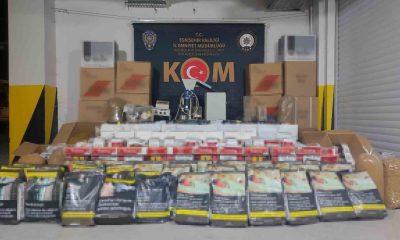 Eskişehir’de polis kaçak sigara satışını önlemeye yönelik çalışma yaptı