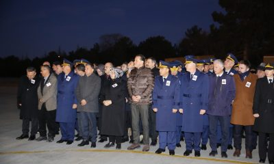Nebi Hatipoğlu şehit cenazesini karşıladı
