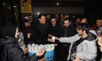 Hatipoğlu üniversite öğrencileriyle bir araya geldi