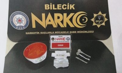 Bilecik’te uyuşturucu operasyonu, 2 kişi tutuklandı