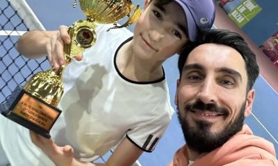 Eskişehirli genç sporcu tenis turnuvasında şampiyon oldu