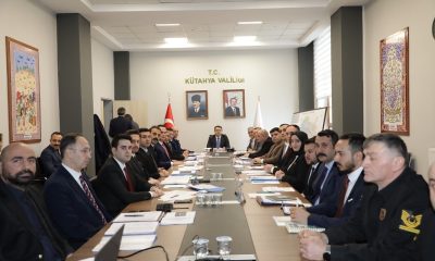 Kütahya’da Asayiş ve Güvenlik Toplantısı gerçekleştirildi