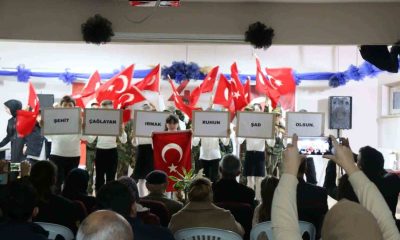 Şehit Jandarma Üsteğmen Çağlayan Irmak isminin verildiği okulda anıldı