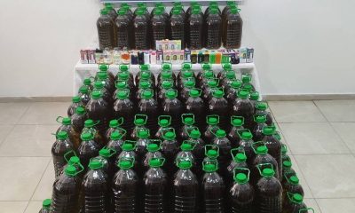 Sahte zeytinyağını piyasaya sürmeden yakalandılar