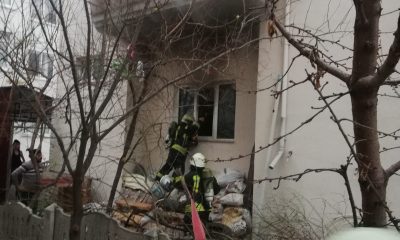 3 katlı binanın zemin katında çıkan yangın korkuttu
