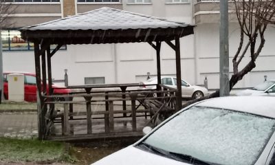 Bozüyük’te beklenen kar yağışı başladı