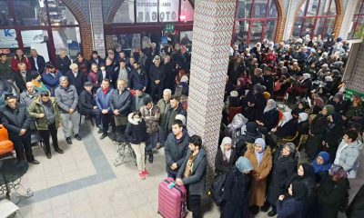 Simav’da 35 umreci dualarla kutsal topraklara uğurlandı