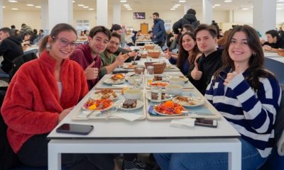 Yılın ilk öğle yemeğini yine öğrenciler belirledi