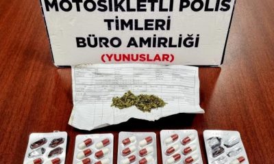 Kütahya’da Yunus Timleri bir araçta uyuşturucu ele geçirdi
