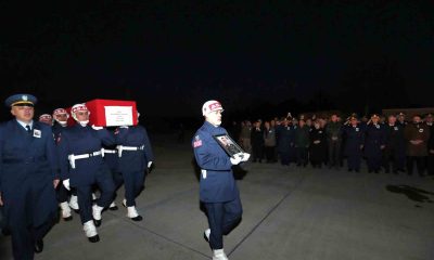 Şehit Muhammed Tunahan Evcin’in naaşı Eskişehir’e getirildi