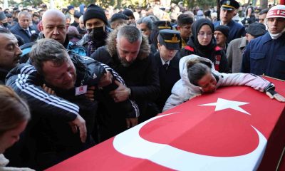 Şehit cenazesinde gözyaşları sel oldu