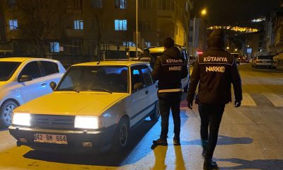 Kütahya’da polisin Narkoalan Uygulamasında uyuşturucu madde ele geçirildi