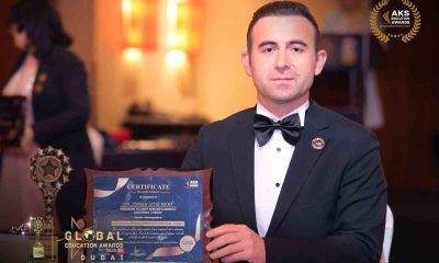 Türk öğretmene Dubai’de uluslararası başarı ödülü verildi