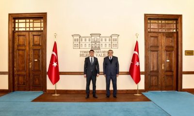 Bilecik’in yeni Belediye Başkanı Kaya’dan ilk ziyaret Vali Aygöl’e