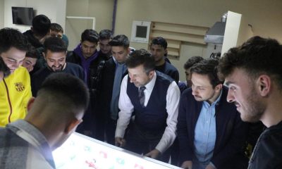 Kaymakam Erdem ve Başkan Demirci’den üniversite öğrencilerine ziyaret